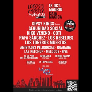 Imagen del producto Festival Locos por la Música en la Caja Mágica 1